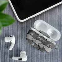 Jimothy The Raccoon AirPods Case It's Ok To Be Weird Raccoons Cute Sketch Pattern