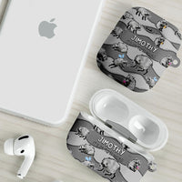 Jimothy The Raccoon AirPods Case It's Ok To Be Weird Raccoons Cute Sketch Pattern