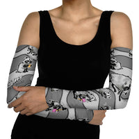 Jimothy The Raccoon Arm Sleeves It's Ok To Be Weird Raccoons Cute Sketch Pattern