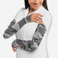 Jimothy The Raccoon Arm Sleeves It's Ok To Be Weird Raccoons Cute Sketch Pattern