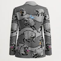 Jimothy The Raccoon Blazer It's Ok To Be Weird Raccoons Cute Sketch Pattern