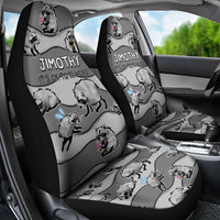 Jimothy The Raccoon Car Seat Cover It's Ok To Be Weird Raccoons Cute Sketch Pattern