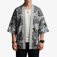 Jimothy The Raccoon Kimono It's Ok To Be Weird Raccoons Cute Sketch Pattern