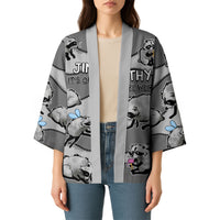 Jimothy The Raccoon Kimono It's Ok To Be Weird Raccoons Cute Sketch Pattern