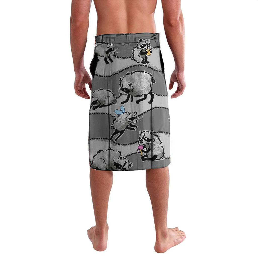 Jimothy The Raccoon Lavalava It's Ok To Be Weird Raccoons Cute Sketch Pattern