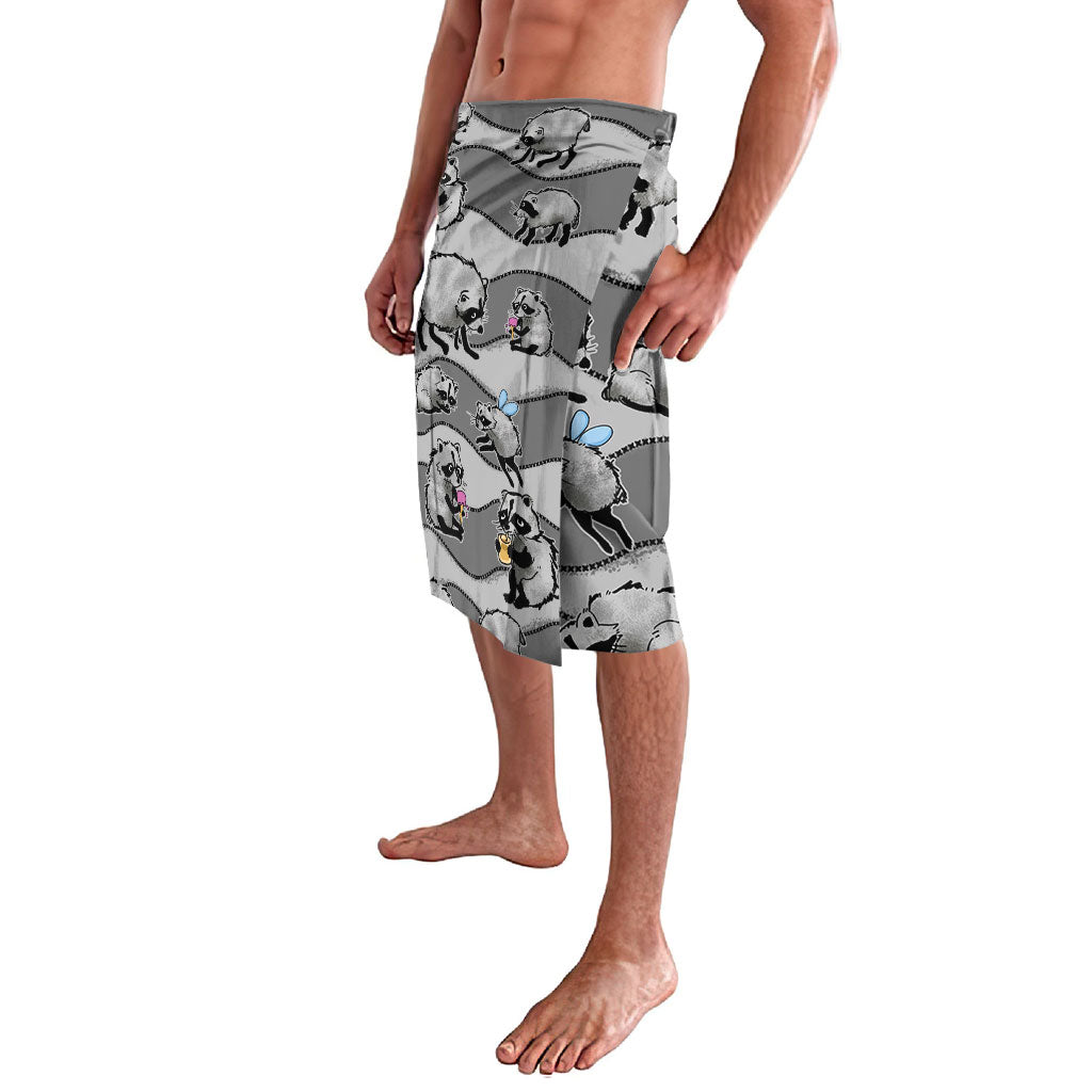Jimothy The Raccoon Lavalava It's Ok To Be Weird Raccoons Cute Sketch Pattern