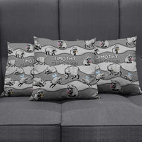 Jimothy The Raccoon Pillow Cover It's Ok To Be Weird Raccoons Cute Sketch Pattern