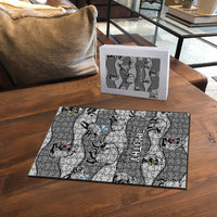 Jimothy The Raccoon Puzzle It's Ok To Be Weird Raccoons Cute Sketch Pattern