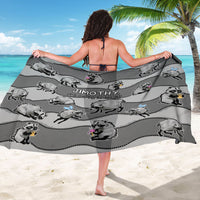 Jimothy The Raccoon Sarong It's Ok To Be Weird Raccoons Cute Sketch Pattern