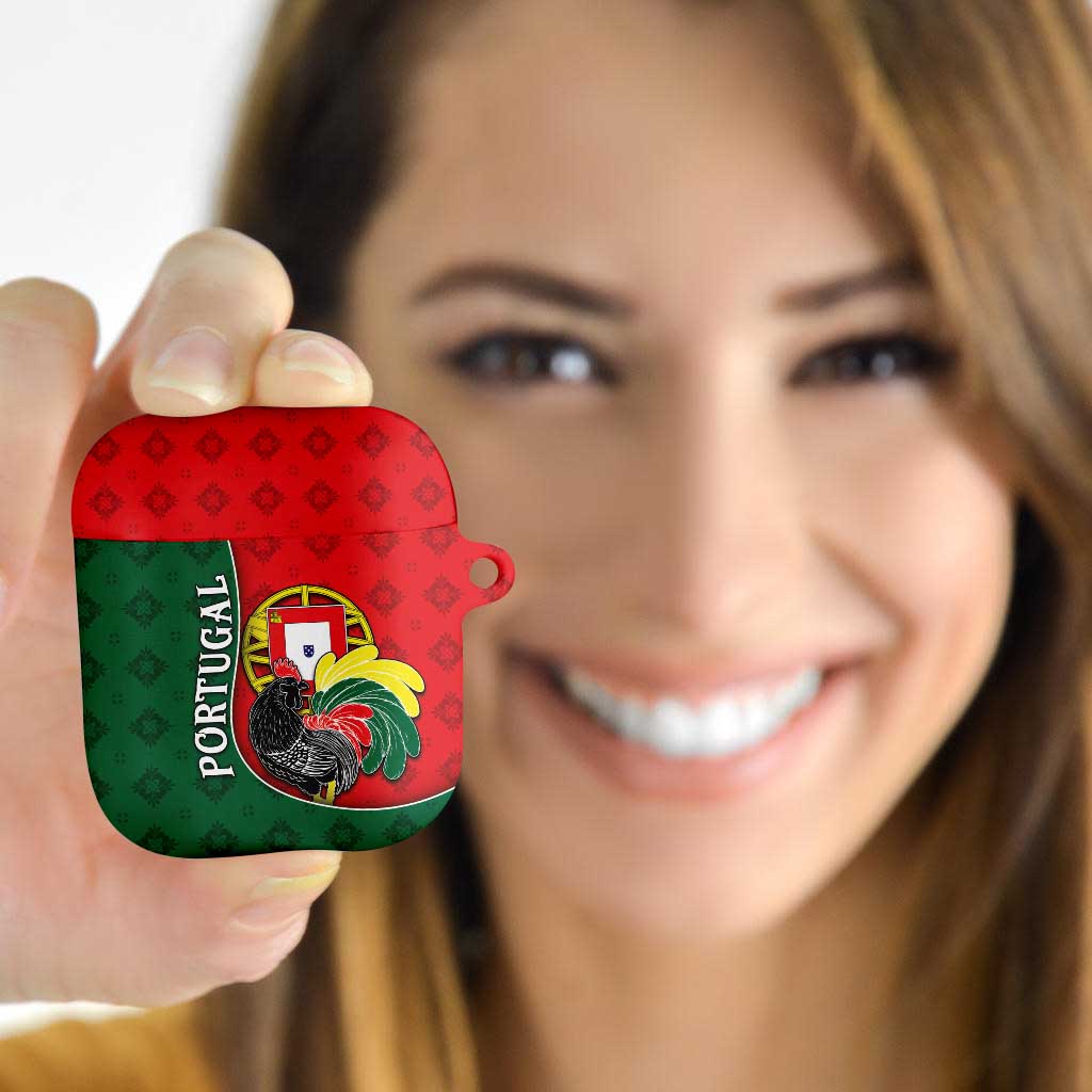 Portugal AirPods Case Rooster With Coat Of Arms - Wonder Print Shop