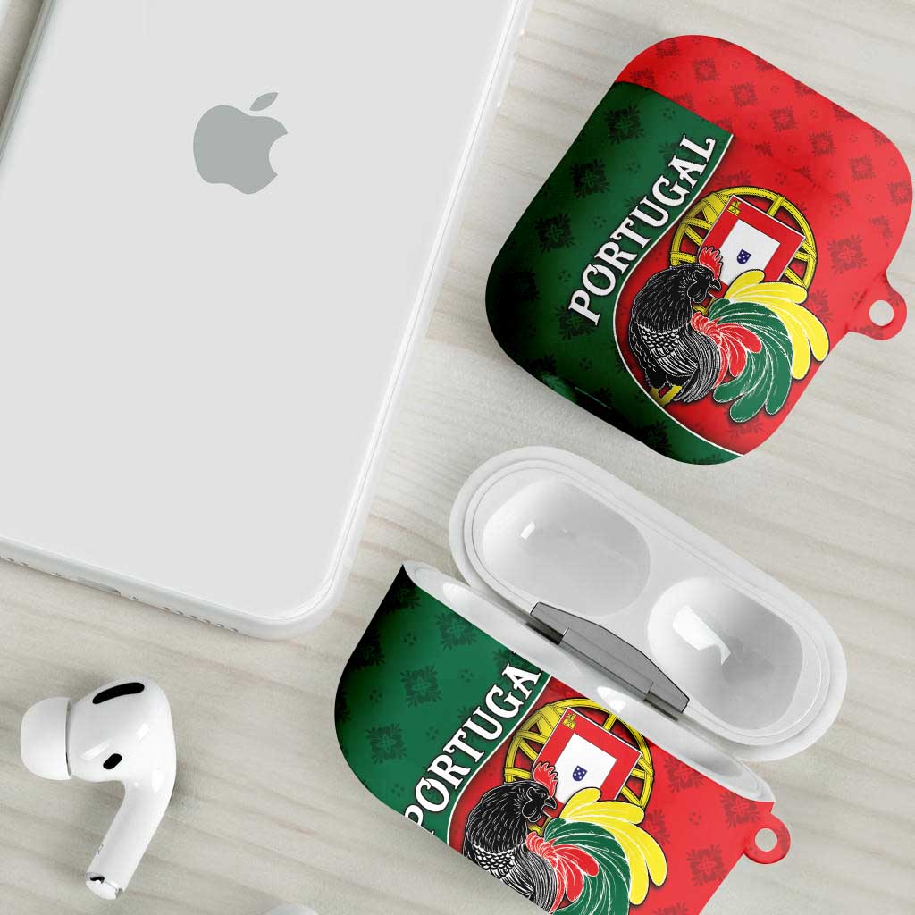 Portugal AirPods Case Rooster With Coat Of Arms - Wonder Print Shop