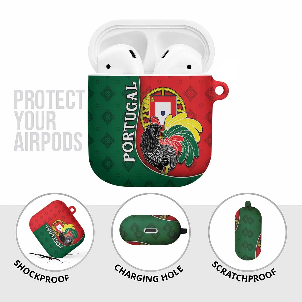 Portugal AirPods Case Rooster With Coat Of Arms - Wonder Print Shop