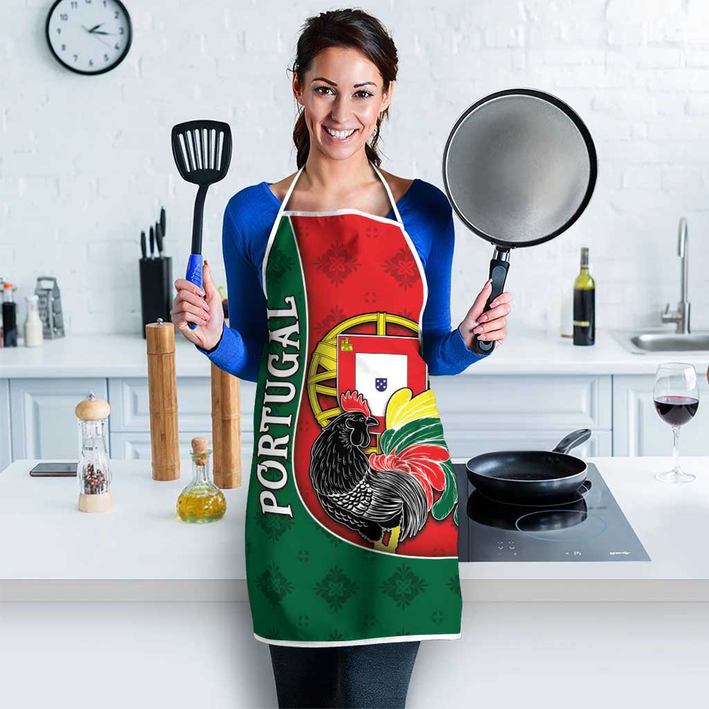 Portugal Apron Rooster With Coat Of Arms - Wonder Print Shop