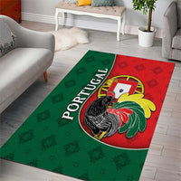 Portugal Area Rug Rooster With Coat Of Arms - Wonder Print Shop