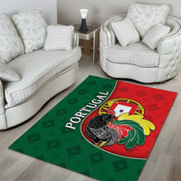 Portugal Area Rug Rooster With Coat Of Arms - Wonder Print Shop