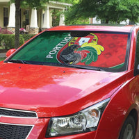Portugal Auto Sun Shade Rooster With Coat Of Arms - Wonder Print Shop