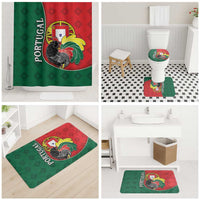 Portugal Bathroom Set Rooster With Coat Of Arms - Wonder Print Shop