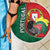 Portugal Beach Blanket Rooster With Coat Of Arms - Wonder Print Shop