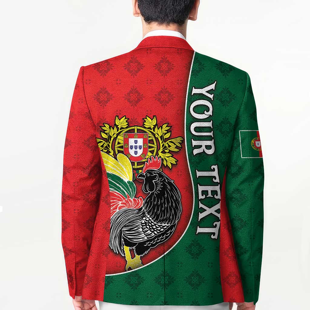Personalized Portugal Blazer Rooster With Coat Of Arms - Wonder Print Shop