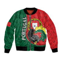 Personalized Portugal Bomber Jacket Rooster With Coat Of Arms - Wonder Print Shop
