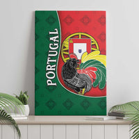 Portugal Canvas Wall Art Rooster With Coat Of Arms - Wonder Print Shop
