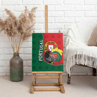 Portugal Canvas Wall Art Rooster With Coat Of Arms - Wonder Print Shop