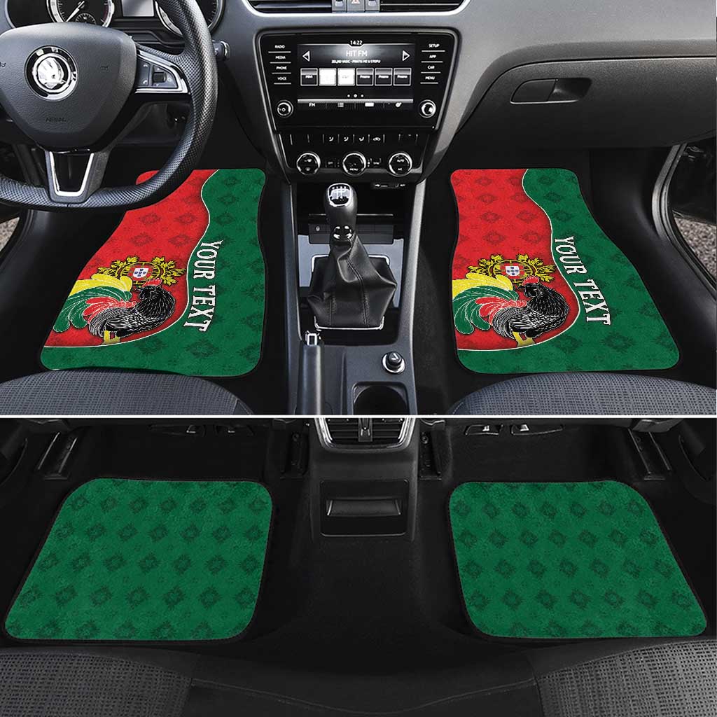 Portugal Car Mats Rooster With Coat Of Arms - Wonder Print Shop