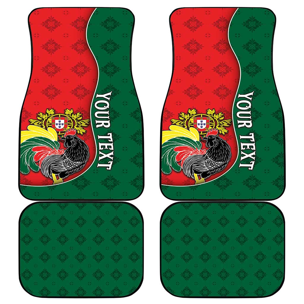 Portugal Car Mats Rooster With Coat Of Arms - Wonder Print Shop