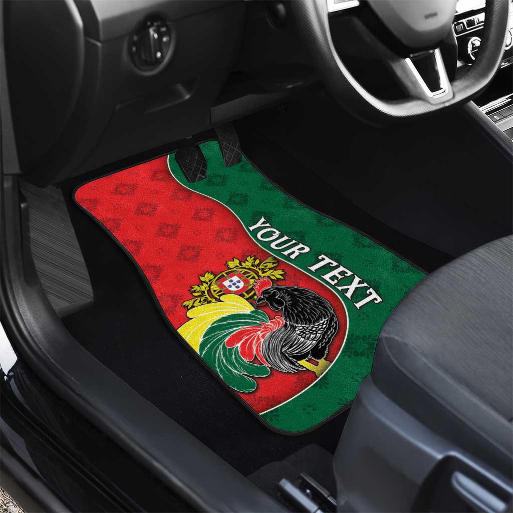 Portugal Car Mats Rooster With Coat Of Arms - Wonder Print Shop