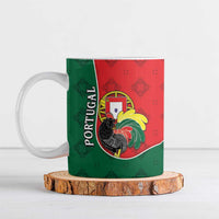 Personalized Portugal Ceramic Mug Rooster With Coat Of Arms - Wonder Print Shop