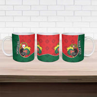Personalized Portugal Ceramic Mug Rooster With Coat Of Arms - Wonder Print Shop