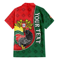Personalized Portugal Family Matching Mermaid Dress and Hawaiian Shirt Rooster With Coat Of Arms - Wonder Print Shop