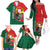 Personalized Portugal Family Matching Off The Shoulder Long Sleeve Dress and Hawaiian Shirt Rooster With Coat Of Arms - Wonder Print Shop