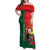 Personalized Portugal Family Matching Off Shoulder Maxi Dress and Hawaiian Shirt Rooster With Coat Of Arms - Wonder Print Shop