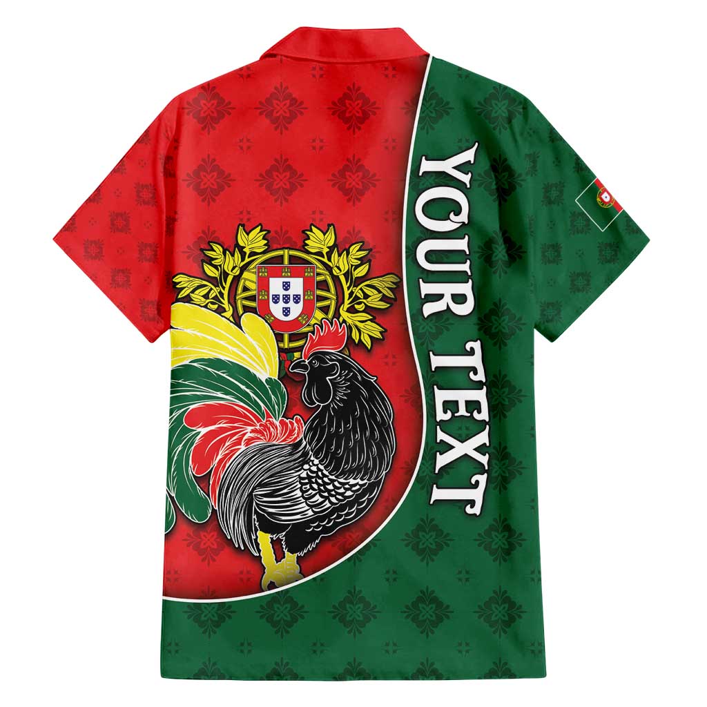Personalized Portugal Family Matching Off Shoulder Short Dress and Hawaiian Shirt Rooster With Coat Of Arms - Wonder Print Shop