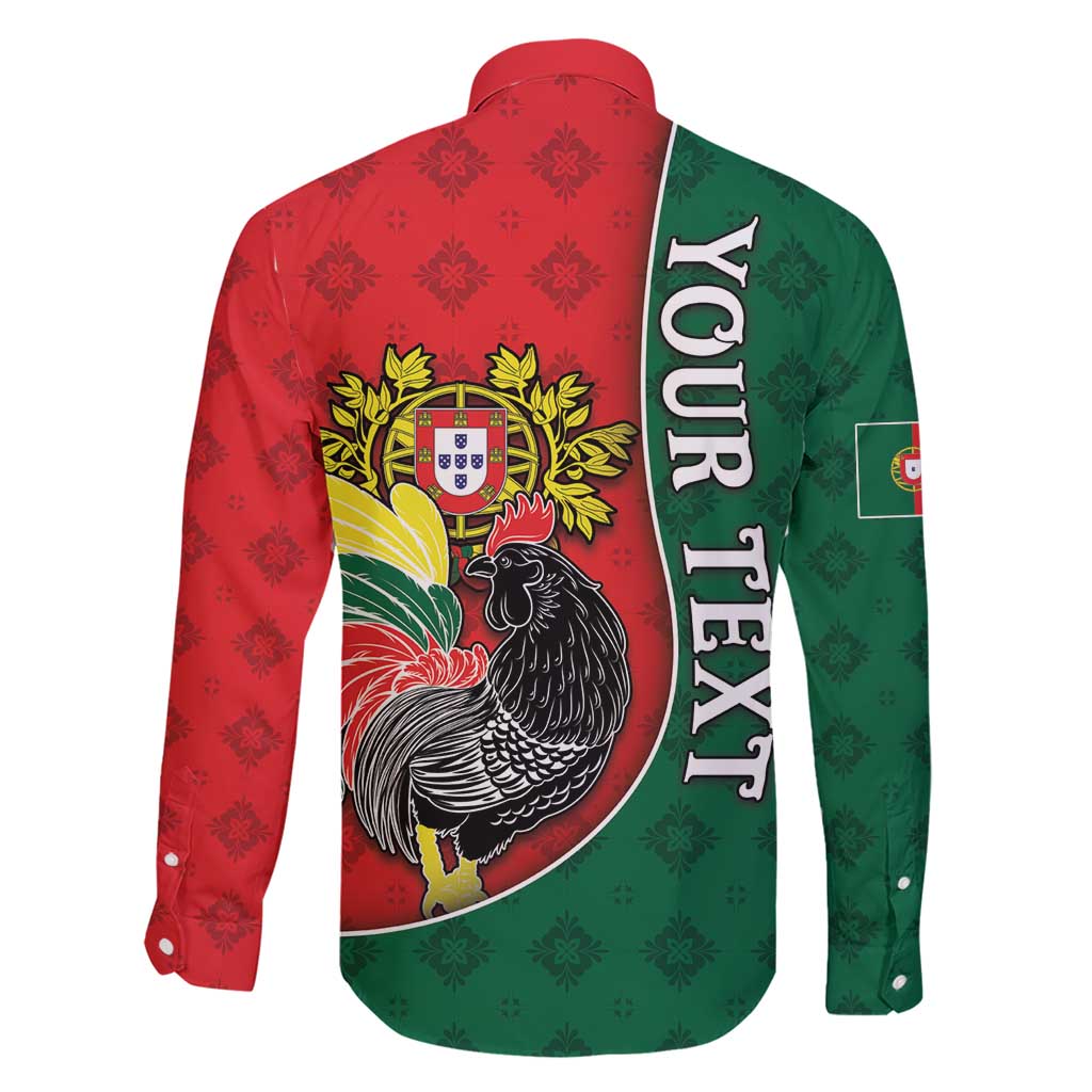 Personalized Portugal Family Matching Short Sleeve Bodycon Dress and Hawaiian Shirt Rooster With Coat Of Arms - Wonder Print Shop