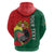 Personalized Portugal Hoodie Rooster With Coat Of Arms - Wonder Print Shop