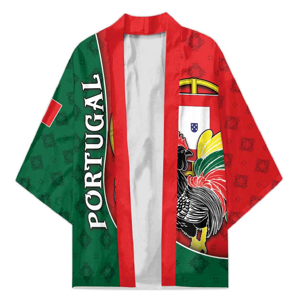 Personalized Portugal Kimono Rooster With Coat Of Arms - Wonder Print Shop