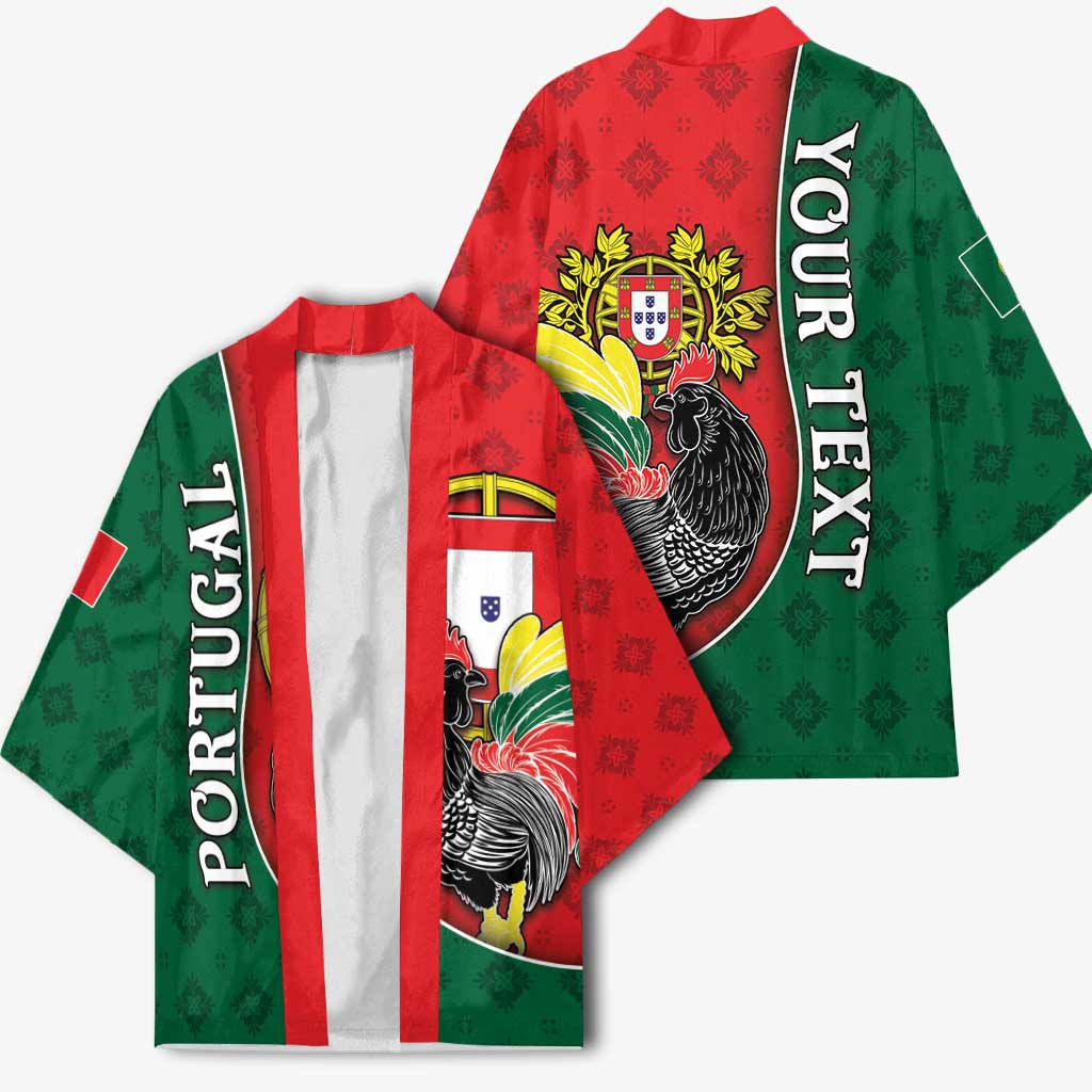 Personalized Portugal Kimono Rooster With Coat Of Arms - Wonder Print Shop