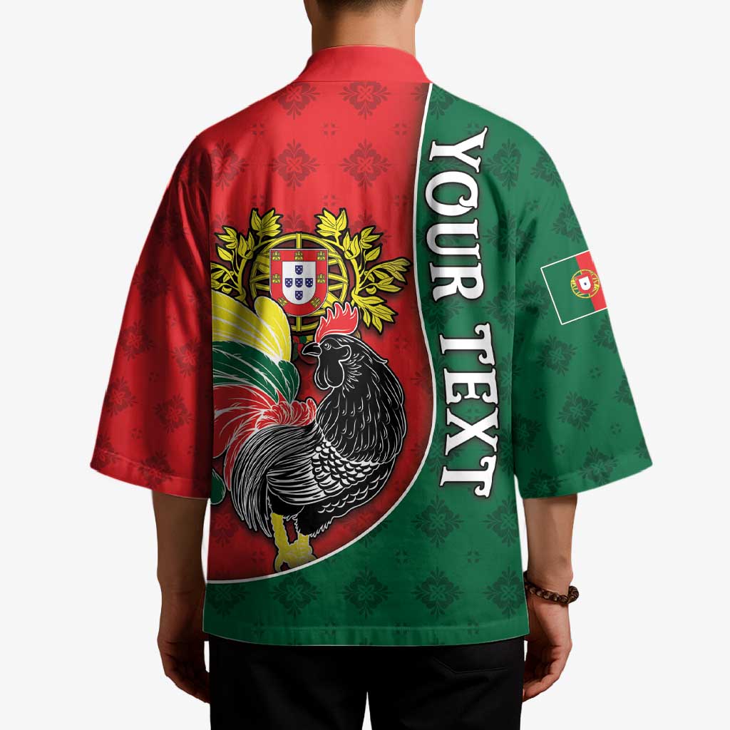 Personalized Portugal Kimono Rooster With Coat Of Arms - Wonder Print Shop