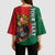Personalized Portugal Kimono Sleeve Blouse Rooster With Coat Of Arms - Wonder Print Shop