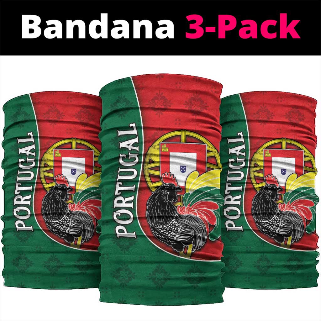Portugal Neck Gaiter Rooster With Coat Of Arms - Wonder Print Shop