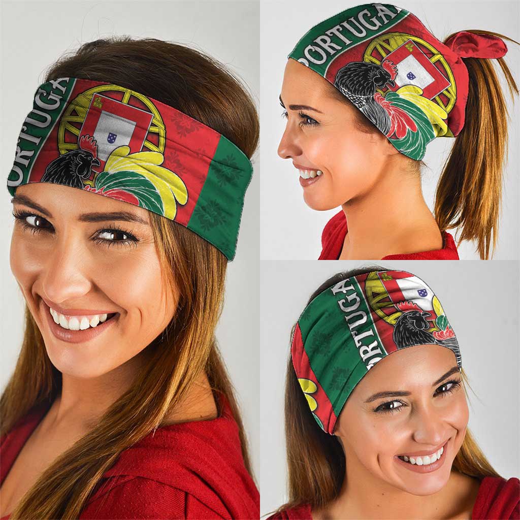 Portugal Neck Gaiter Rooster With Coat Of Arms - Wonder Print Shop