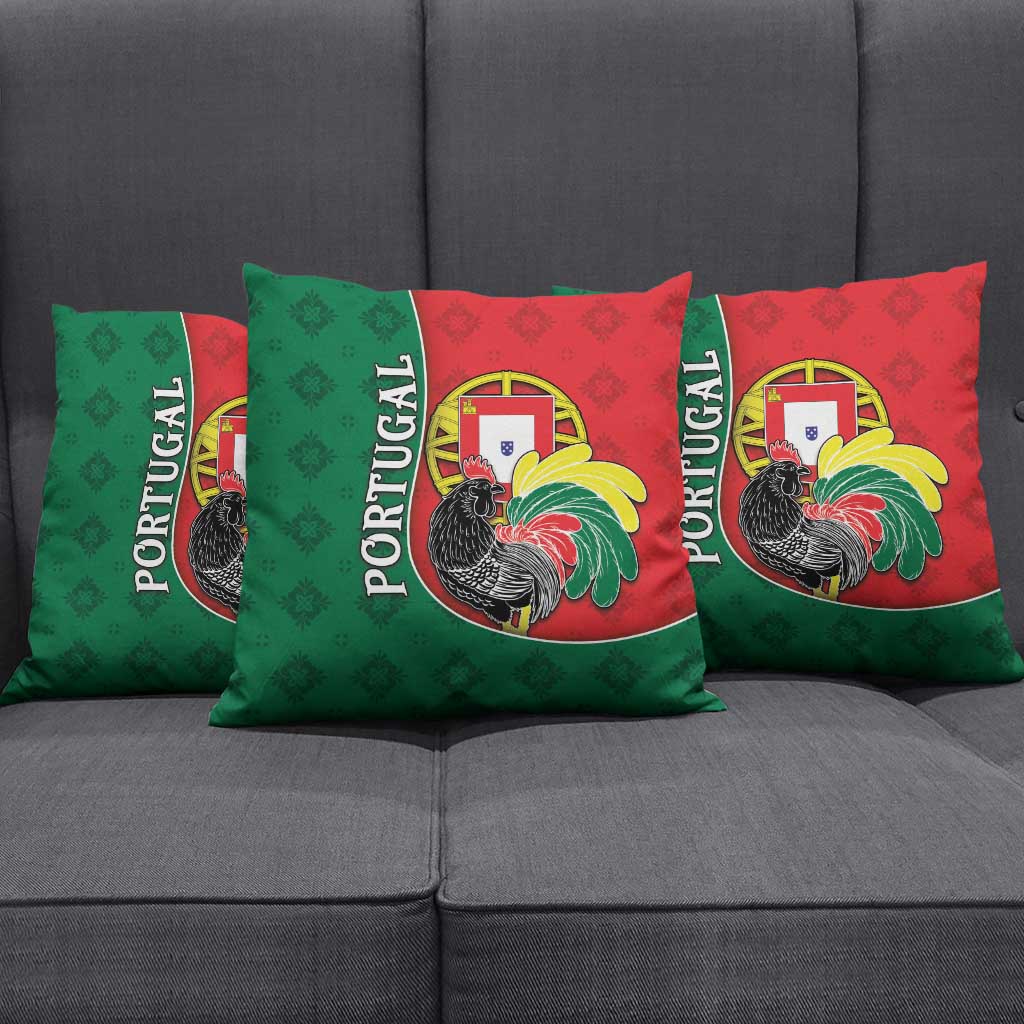 Portugal Pillow Cover Rooster With Coat Of Arms - Wonder Print Shop