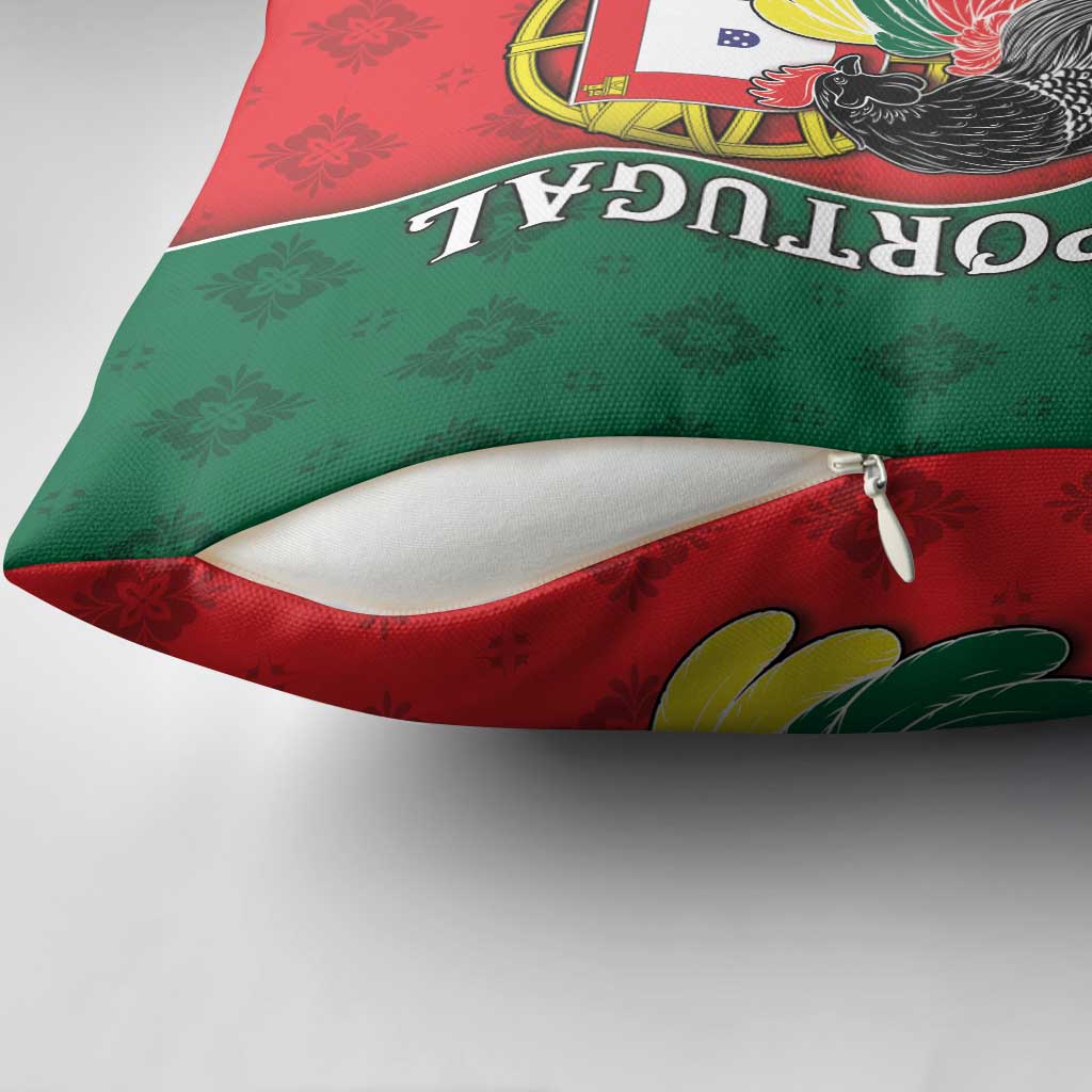 Portugal Pillow Cover Rooster With Coat Of Arms - Wonder Print Shop