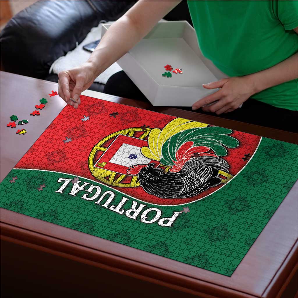 Portugal Puzzle Rooster With Coat Of Arms - Wonder Print Shop