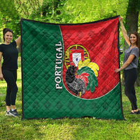 Portugal Quilt Rooster With Coat Of Arms - Wonder Print Shop