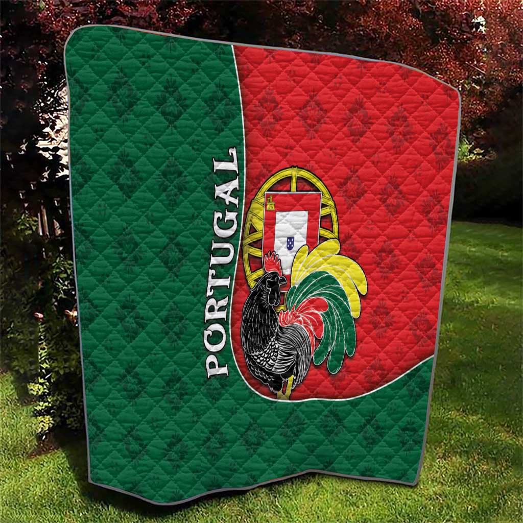 Portugal Quilt Rooster With Coat Of Arms - Wonder Print Shop