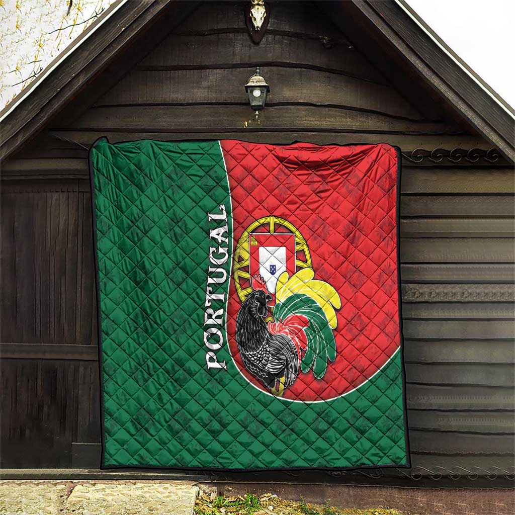 Portugal Quilt Rooster With Coat Of Arms - Wonder Print Shop