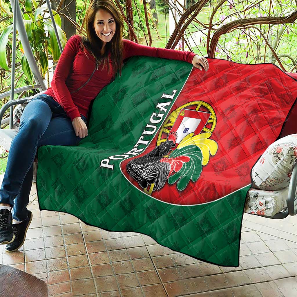 Portugal Quilt Rooster With Coat Of Arms - Wonder Print Shop